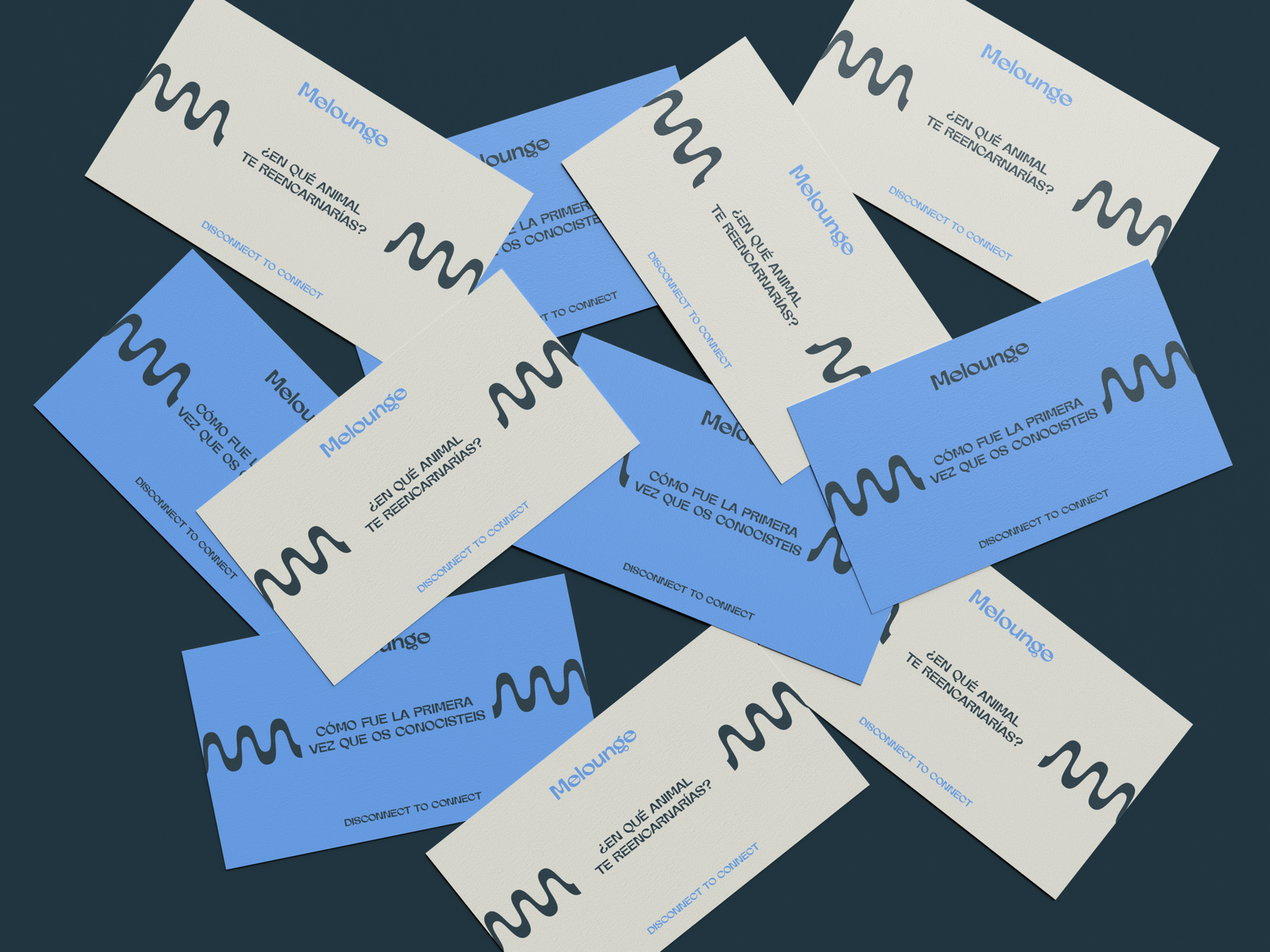 Cards desing for restaurant Melounge Malta – La Caballa Agency
